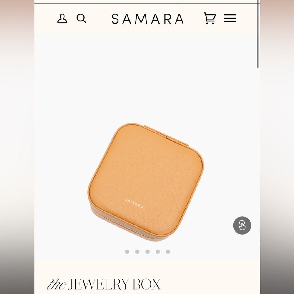 Samara travel jewelry case